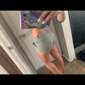 green American eagle shorts size 2